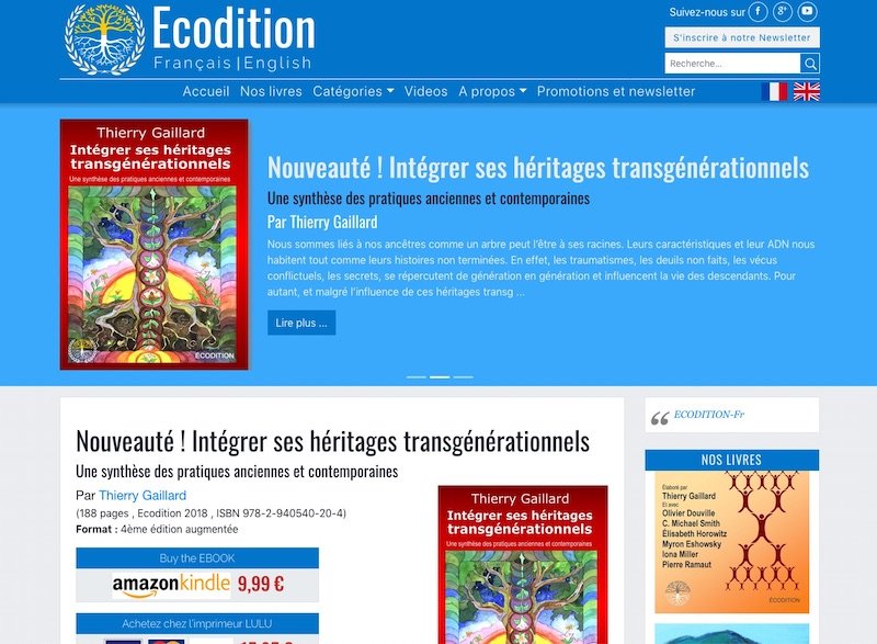 Apercu du site Genesis Editions