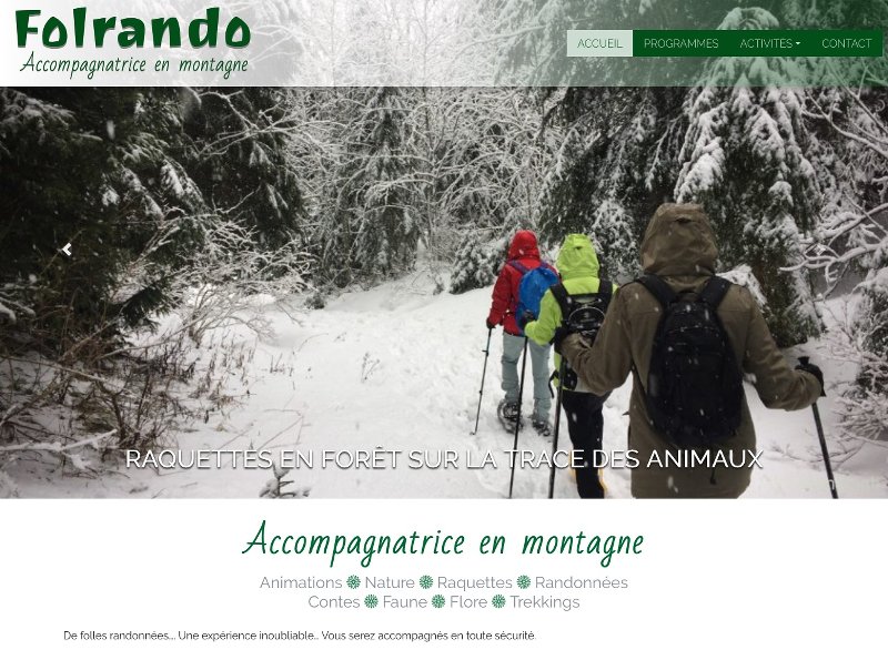 Apercu du site Folrando