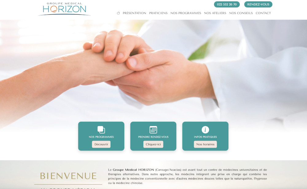 Apercu du site GM Horizon